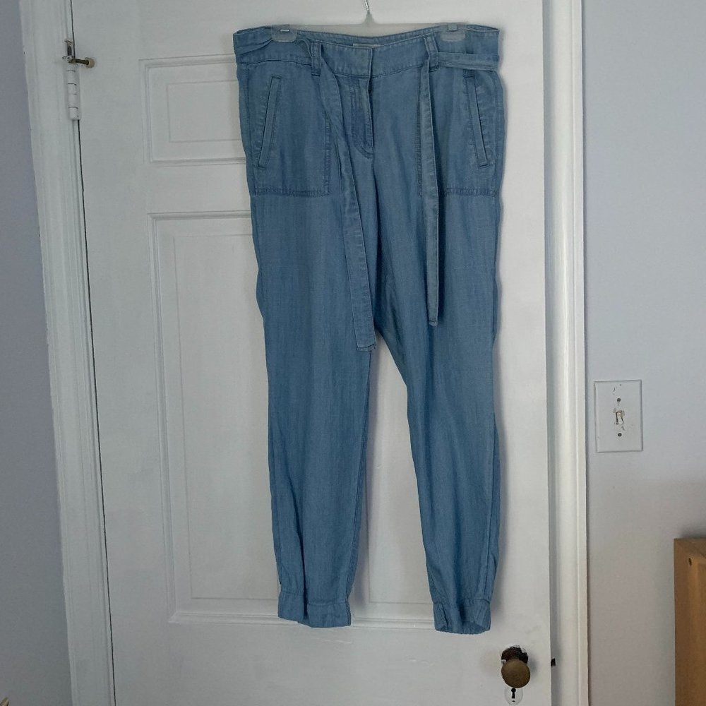 Loft Blue Cargo Joggers - Size 6